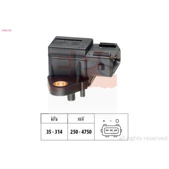 Capteur de pression barométrique, adaptation à l'altitude EPS 1.993.116 pour BMW X5 3.0d - 218cv