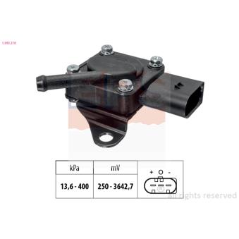 Capteur, pression des gaz échappement EPS OEM 13627808013