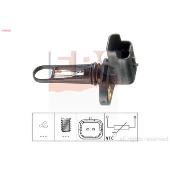 Capteur, température de l'air d'admission EPS 1.994.021 pour TOYOTA RAV 4 2.0 TDCi - 110cv