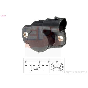 Capteur, position du papillon EPS [1.995.001]