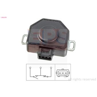 Capteur, position du papillon EPS 1.995.078