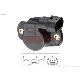 Capteur, position du papillon EPS [1.995.096]