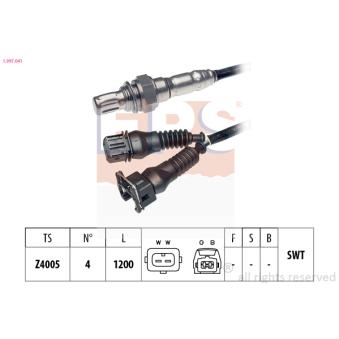 Sonde lambda EPS OEM 60809629