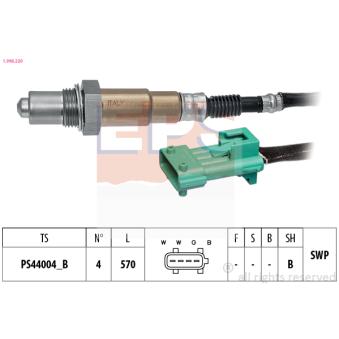Sonde lambda EPS OEM 1618Z6