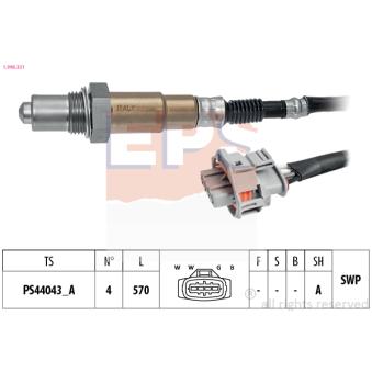 Sonde lambda EPS OEM 99760617700