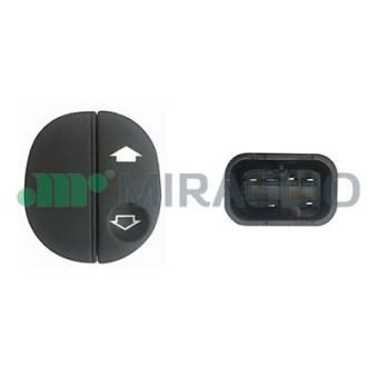 Interrupteur, lève-vitre avant droit MIRAGLIO [121/FRI76001]