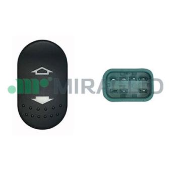 Interrupteur, lève-vitre avant droit MIRAGLIO 121/FRI76006 pour VOLKSWAGEN CADDY 1.4 - 75cv