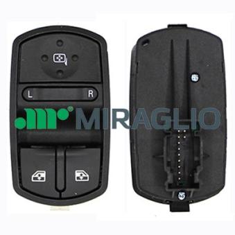 Interrupteur, lève-vitre avant gauche MIRAGLIO 121/OPP76002 pour MAZDA 2 1.2 - 69cv Interrupteur, lève-vitre avant gauche MIRAGLIO 121/OPP76002 pour MAZDA 2 1.2 - 69cv