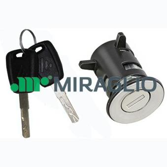 Boîtier de cylindre de serrure MIRAGLIO 80/453B pour FIAT PUNTO 1.2 60 - 60cv