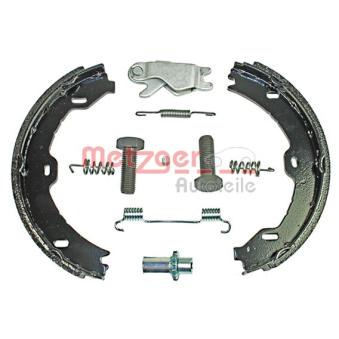 Jeu de mâchoires de frein, frein de stationnement METZGER 0152012