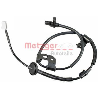 Capteur, vitesse de roue arrière gauche METZGER [09001025]