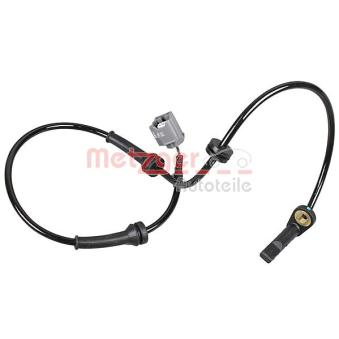 Capteur, vitesse de roue METZGER 09001247