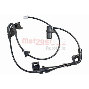 Capteur, vitesse de roue METZGER 09001305