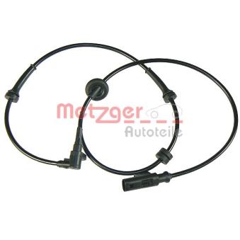 Capteur, vitesse de roue METZGER OEM 51792165