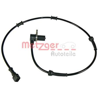Capteur, vitesse de roue METZGER 0900785 pour VOLVO V40 1.8 - 122cv