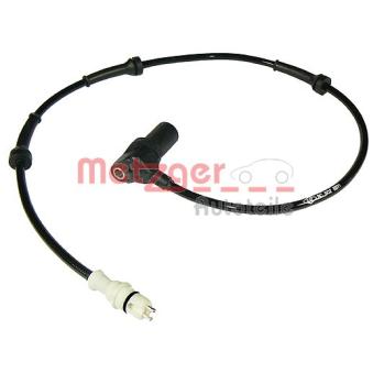 Capteur, vitesse de roue arrière gauche METZGER OEM 7700411745