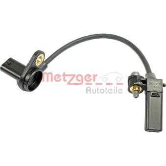 Capteur d'angle, vilebrequin METZGER 0902348