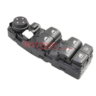 Interrupteur, lève-vitre METZGER 0916704