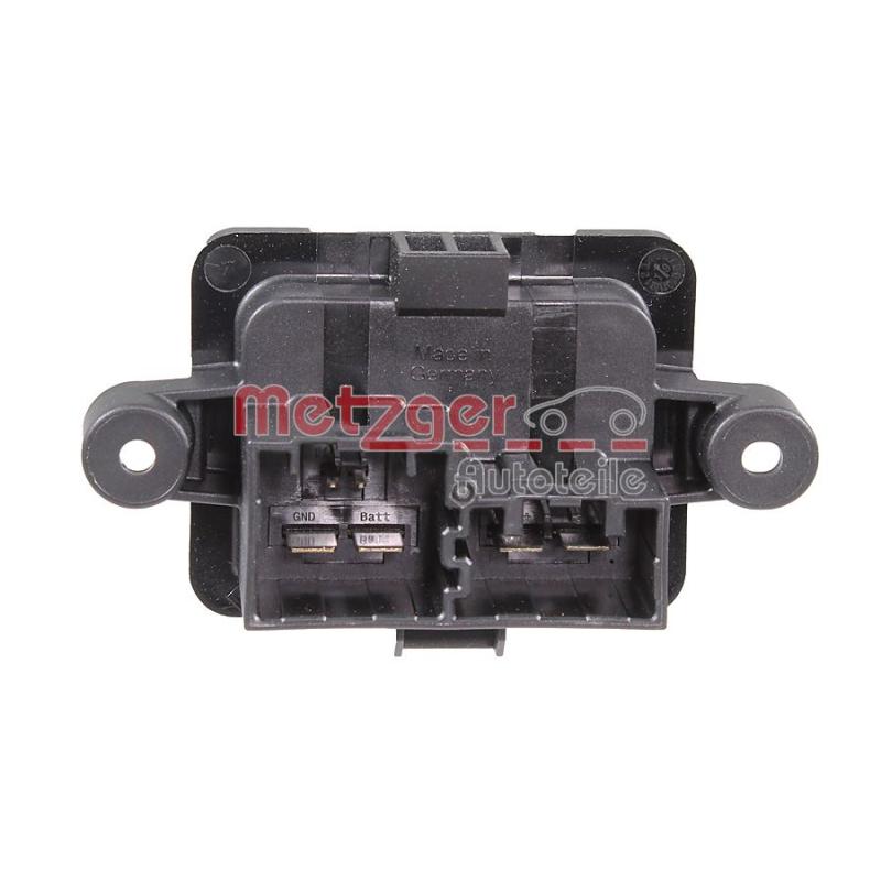 Résistance, pulseur d'air habitacle METZGER 0917744 - Visuel 1