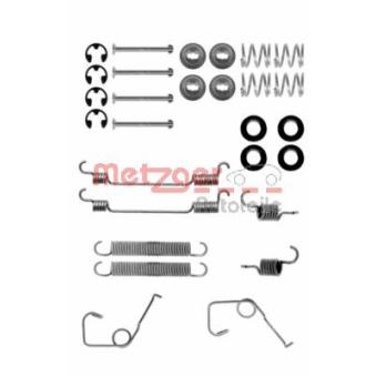 Kit d'accessoires, mâchoire de frein METZGER 105-0706 pour FORD TRANSIT 2.5 TD - 85cv
