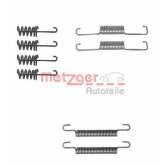 Kit d'accessoires, mâchoires de frein de stationnement METZGER [105-0774]