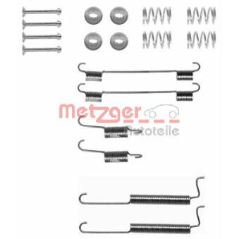 Kit d'accessoires, mâchoire de frein METZGER 105-0795 pour CHEVROLET MATIZ 1.0 - 64cv