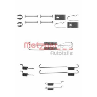 Kit d'accessoires, mâchoire de frein METZGER [105-0815]