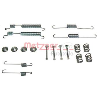 Kit d'accessoires, mâchoire de frein METZGER [105-0822]