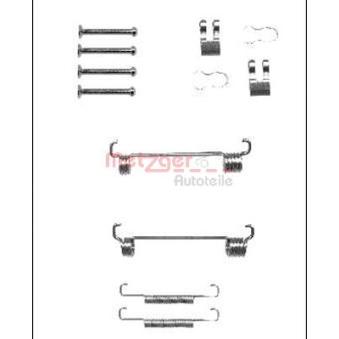 Kit d'accessoires, mâchoires de frein de stationnement METZGER 105-0851