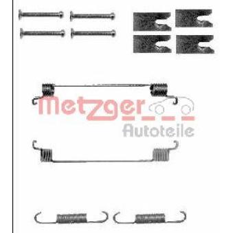 Kit d'accessoires, mâchoire de frein METZGER 105-0866 pour FIAT IDEA 1.4 - 77cv