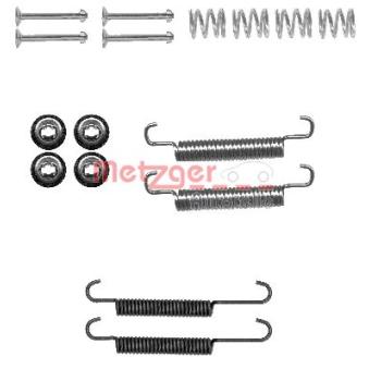 Kit d'accessoires, mâchoires de frein de stationnement METZGER [105-0893]