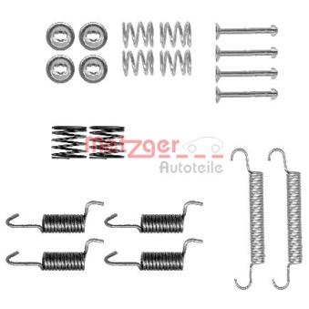 Kit d'accessoires, mâchoires de frein de stationnement METZGER [105-0899]