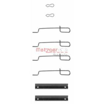Kit d'accessoires, plaquette de frein à disque METZGER [109-0992]