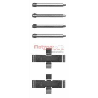 Kit d'accessoires, plaquette de frein à disque METZGER 109-1037 pour MAZDA 323 1.8 GTE - 110cv