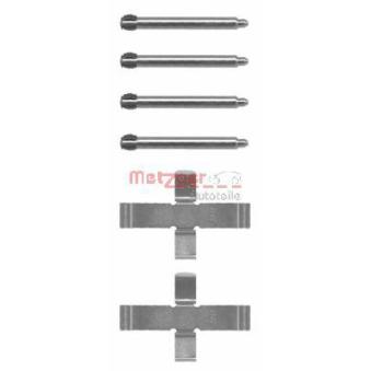 Kit d'accessoires, plaquette de frein à disque METZGER 109-1046 pour MAZDA XEDOS E 320 - 220cv