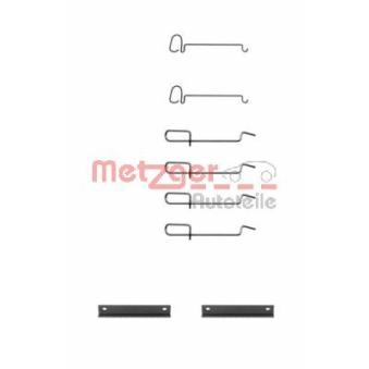 Kit d'accessoires, plaquette de frein à disque METZGER 109-1070 pour AUDI A6 1.8 - 110cv
