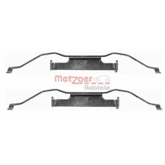 Kit d'accessoires, plaquette de frein à disque METZGER 109-1148 pour ALFA ROMEO SPIDER 2.0 JTDM - 163cv