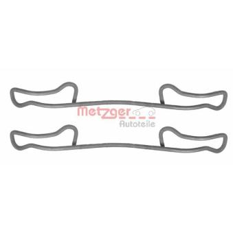 Kit d'accessoires, plaquette de frein à disque METZGER 109-1200 pour MERCEDES-BENZ CLASSE G G 500 E - 241cv
