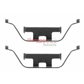 Kit d'accessoires, plaquette de frein à disque METZGER 109-1201 pour BMW Série 5 530 d xDrive - 235cv