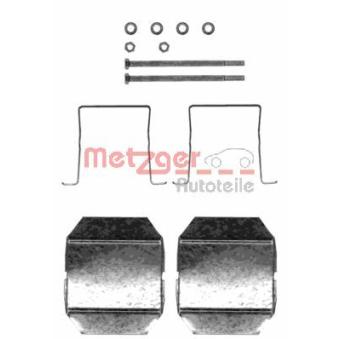 Kit d'accessoires, plaquette de frein à disque METZGER 109-1237 pour CITROEN CX 2.5 D - 73cv