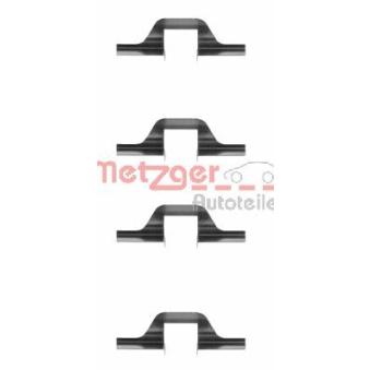 Kit d'accessoires, plaquette de frein à disque METZGER 109-1263 pour MINI MINI 1.9 TDI - 110cv