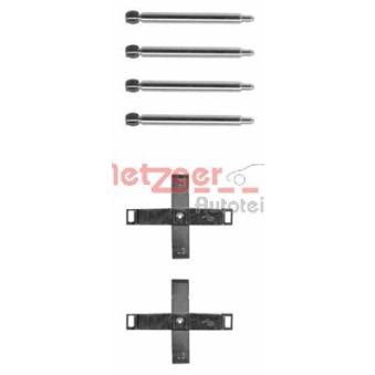 Kit d'accessoires, plaquette de frein à disque METZGER 109-1271 pour OPEL OMEGA 2.2 DTI 16V - 110cv