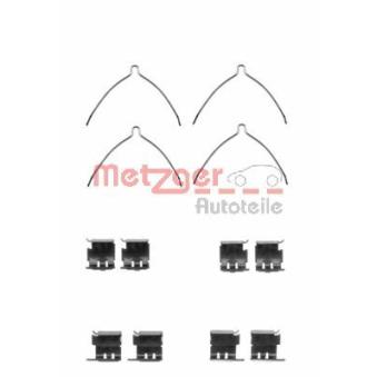 Kit d'accessoires, plaquette de frein à disque METZGER 109-1289 pour MAZDA MPV 1.6 - 110cv