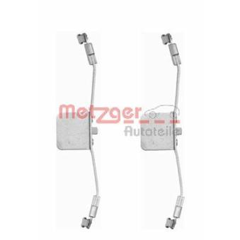 Kit d'accessoires, plaquette de frein à disque METZGER [109-1641]