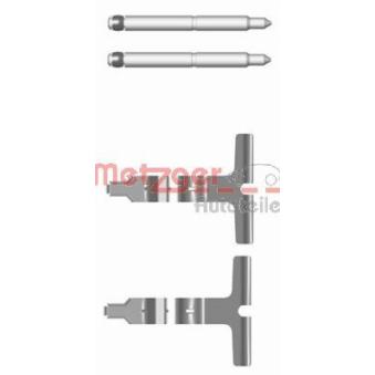 Kit d'accessoires, plaquette de frein à disque METZGER 109-1676 pour MERCEDES-BENZ CLASSE S S 400 CDI - 250cv