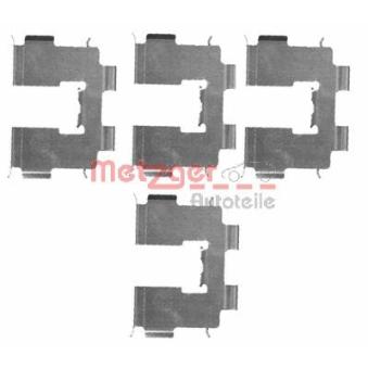 Kit d'accessoires, plaquette de frein à disque METZGER 109-1717 pour HYUNDAI SANTA FÉ CRDi - 155cv