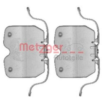 Kit d'accessoires, plaquette de frein à disque METZGER 109-1759 pour BMW X5 3.0d - 235cv