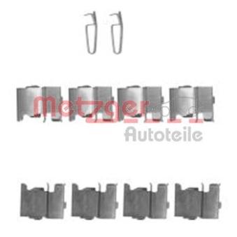 Kit d'accessoires, plaquette de frein à disque METZGER 109-1775 pour MAZDA MPV 2.0 - 120cv