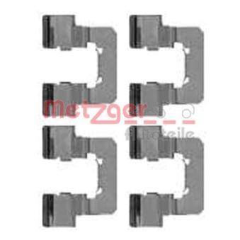 Kit d'accessoires, plaquette de frein à disque METZGER 109-1781 pour PEUGEOT 508 2.0 BlueHDI 180 - 177cv
