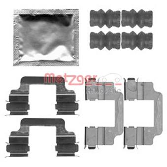 Kit d'accessoires, plaquette de frein à disque METZGER 109-1806 pour VOLVO XC60 T5 AWD - 254cv